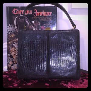Escort Black HandBag Clutch 